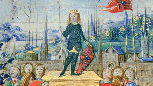 Jánoš Korvín vjíždí do Benátek (1487)