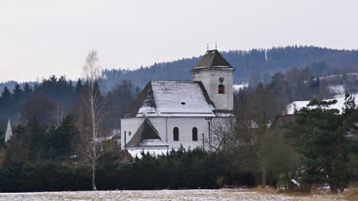 Kostel sv. Jana Křtitele byl dokončen v roce 1733