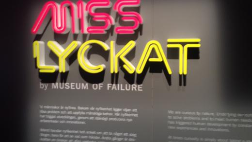 Název výstavy Misslyckat znamená v překladu Neúspěšní