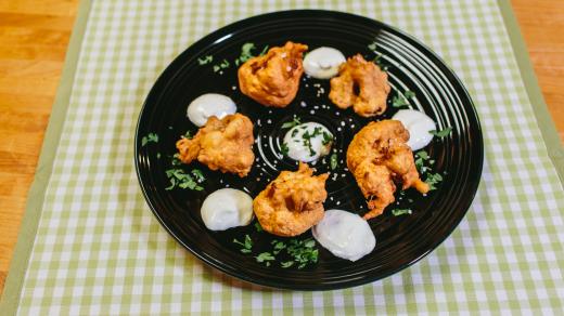 Smažený květák ve vinném těstíčku