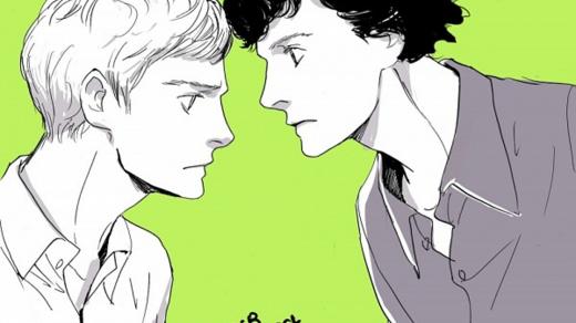 Sherlock a Watson fanart fanfiction fanfikce