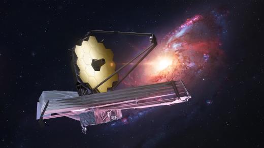 Vesmírná koláž dalekohledu Jamese Webba, zkoumajícího vzdálené galaxie