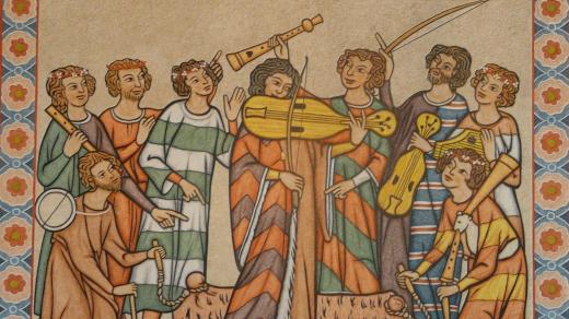 Středověký potulný pěvec – minnesängr