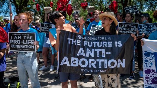 Texaské protesty k novému zákonu o potratech