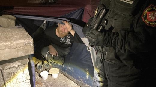 Někteří ústečtí bezdomovci dostali 11. února teplé jídlo