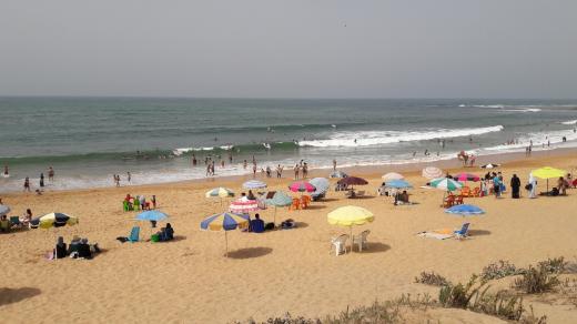 Pláž Bouznika je prý nejlepší mezi Casablancou a Rabatem