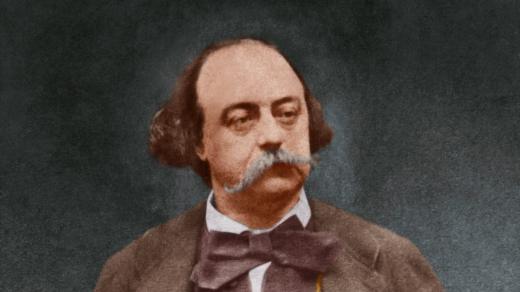 Francouzský spisovatel Gustave Flaubert, z roku 1870