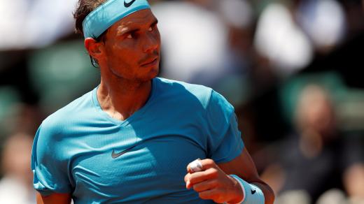 Španělský tenista Rafael Nadal na French Open.