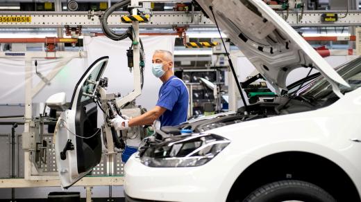 Výroba v automobilce Volkswagen