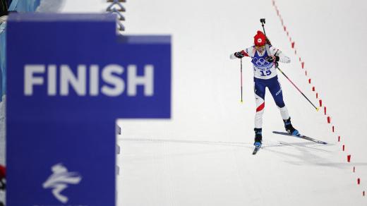 Česká biatlonistka Markéta Davidová
