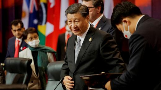 Čínský prezident Si Ťing pching na summitu G20