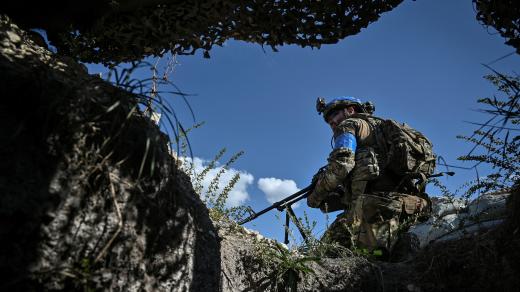 Ukrajinská armáda dosud pravidelně od Bachmutu hlásila malé postupy svých vojsk (ilustrační foto)