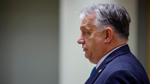 Viktor Orbán na jednání Evropské rady