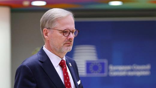 Petr Fiala (ODS) na jednání Evropské rady