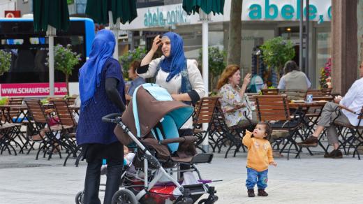 Muslimské ženy v německém Heilbronnu