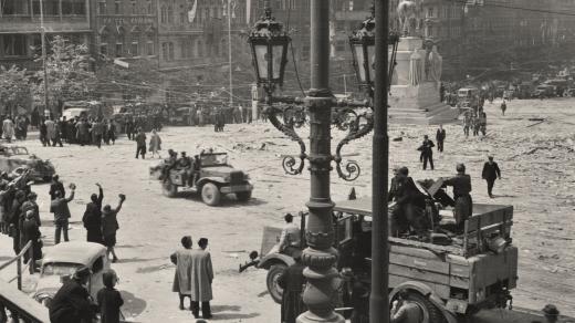Pražské povstání, květen 1945, Václavské náměstí