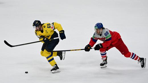 David Pastrňák se v zápase proti Švédsku neprosadil, ale chválil produktivitu týmu