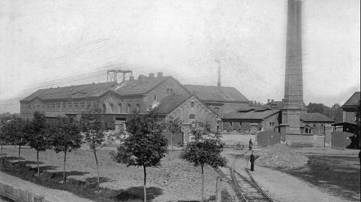 Cukrovar v Pardubicích kolem roku 1890