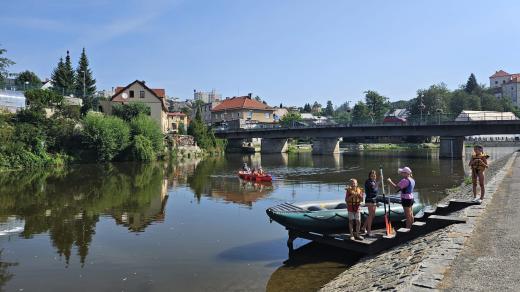 Sázava je na hranici sjízdnosti, skalní vodáky to neodradí