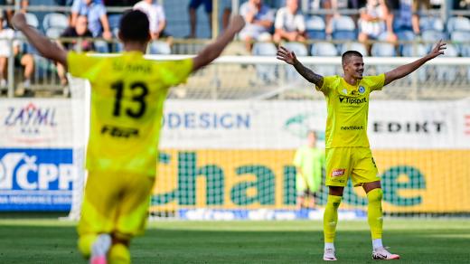 Jan Kliment zařídil výhru Olomouce dvěma góly
