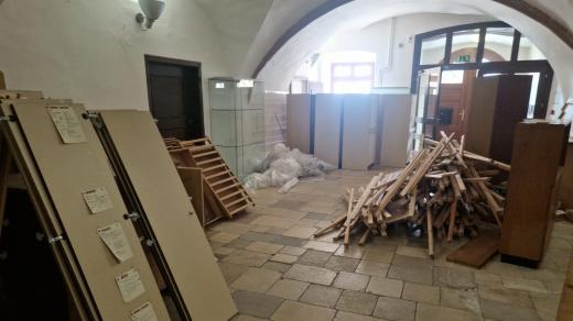 V jihlavském muzeu pokračuje rekonstrukce modernizací vstupního sálu a stavbou nového edukačního centra