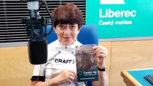 Blanka Nedvědická ve studiu ČRo Liberec