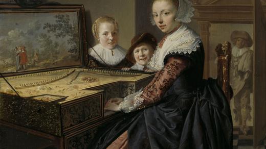 Jan Miense Molenaer: Woman Playing the Virginal; Rijksmuseum; ;
