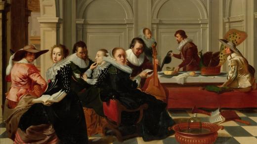 Willem Cornelisz Duyster (copy after), Johann Liss (rejected attribution): The Musical Gathering; Rijksmuseum; ;