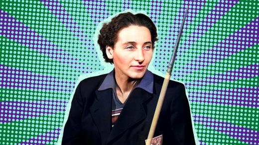 Dana Zátopková (koláž, digitálně kolorováno)