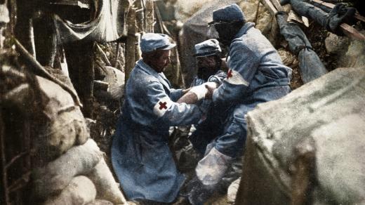 Lékař ve francouzských zákopech