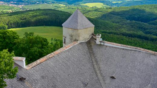 Hrad Buchlov, výhled