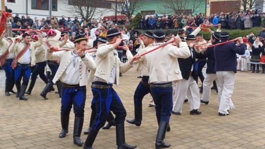 Fašank, šavlový tanec