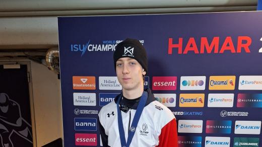 Metoděj Jílek s bronzovou medailí