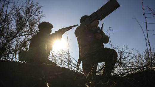 Ruští vojáci jednotky, která cílí na drony