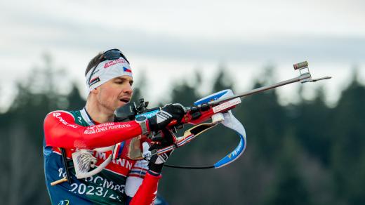 Michal Krčmář na tréninku