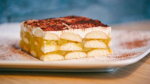 Jablkové tiramisu