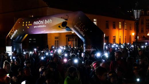 Noční běh pro Světlušku Plzeň 2024
