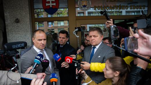 David Lindtner (vlevo) s Robertem Ficem na snímku z roku 2022