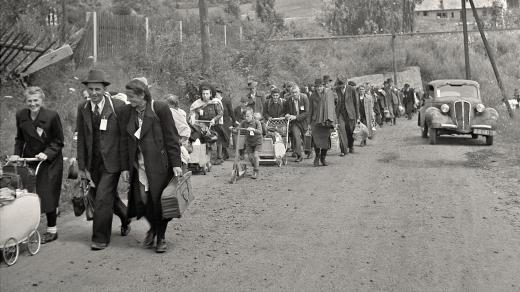 Odsun Němců z libereckého sběrného tábora, 1946