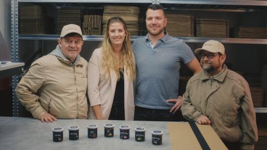 Zleva Petr Čtvrtníček, Jana Skoumalová, Martin Vašíček a Martin Franc