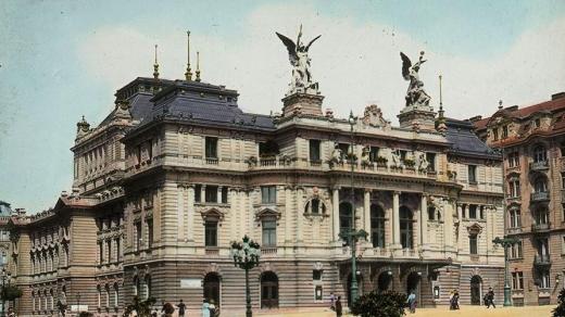 Městské divadlo na Královských Vinohradech v roce 1908