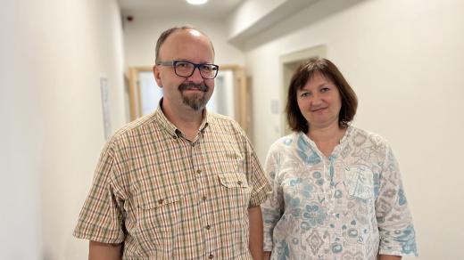 Martin Šimša a Lucie Uhlíková