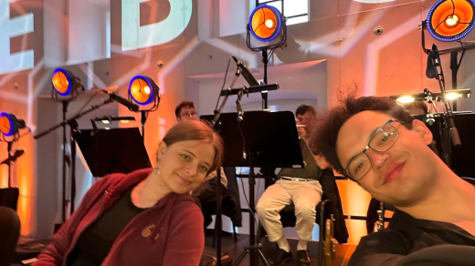 Zleva: Anna Šteklová (ČRo, Česká republika), Paco Montenegro (WDR, Německo)