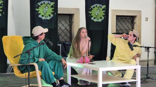 Herci Jonáš Sýkora, Kamil Bačovský a Markéta Richterová