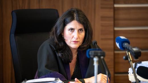 Soudkyně Daniella Sarah Sotolářová při čtení rozsudku v kauze kutnohorské sekty