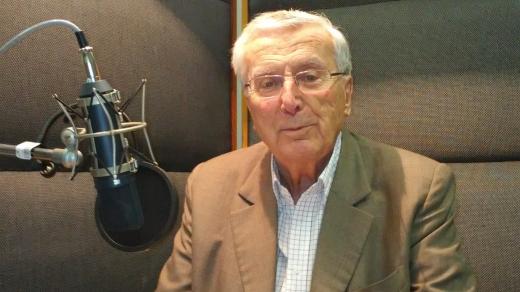 Antonín Přidal v brněnském rozhlasovém studiu