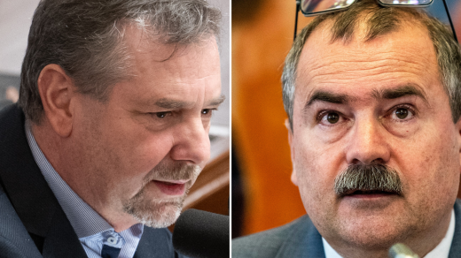 Radek Koten (SPD) a Pavel Žáček (ODS)