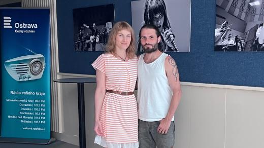 Vojtěch Janda a jeho žena Miroslava, uměleckým jménem Myryth