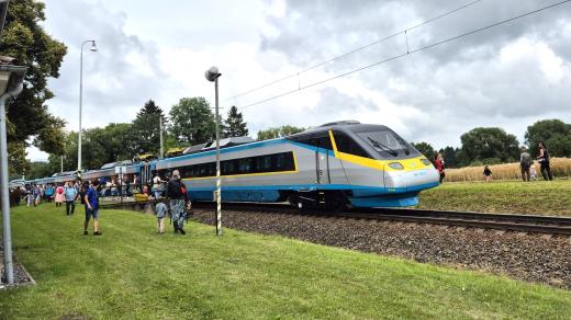 Oslavy výročí koněspřežky v Bujanově na Českokrumlovsku