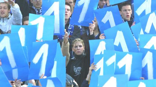 Fotbaloví fanoušci Baníku Ostrava v mistrovské sezoně 2003/2004